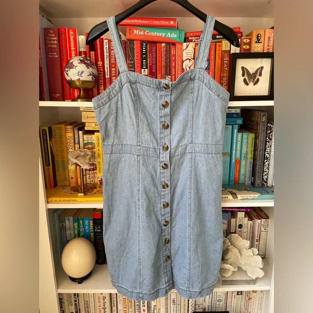 NWOT American Eagle denim chambray mini dress